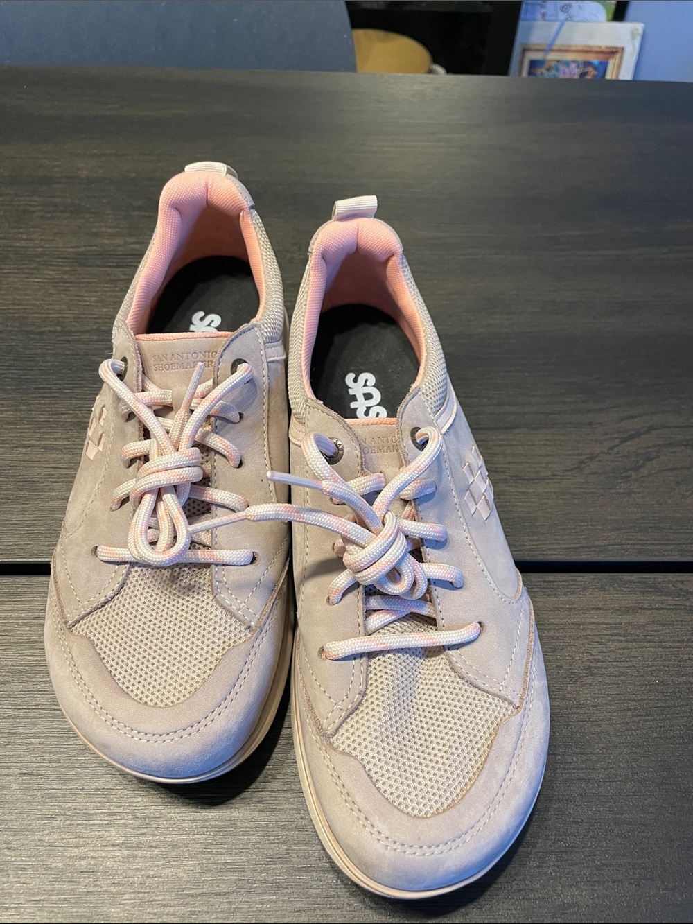 SAS Woman's Boulder lace up sneaker in genuine, smooth grain, nubuck leather.